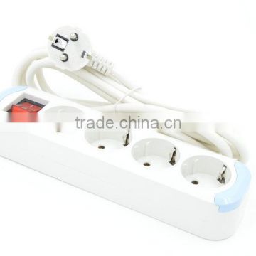 EU type Surge protector power socket outlet with 2m cable