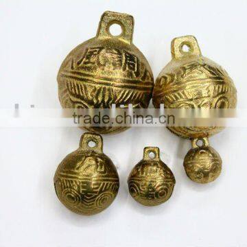 Antique Chinese Tiger Brass Bell