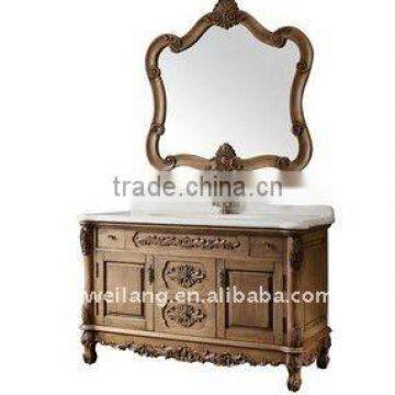 European Hot Sell Oak wood bathroom vanity