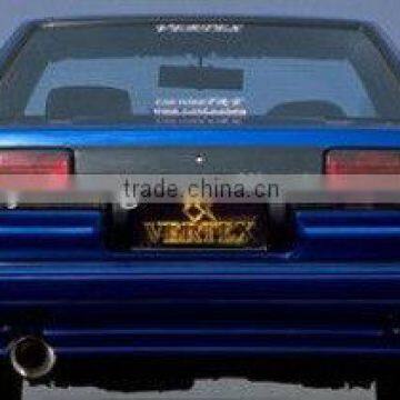 FOR AE86 Levin/Tureno Vertex Glass Fiber Rear Bumper