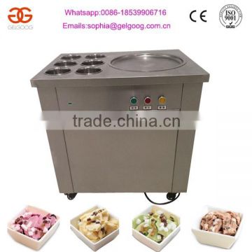 Factory Wholesale Price Frying Ice/Ice Cream/Yogurt/Milk Pan Machine