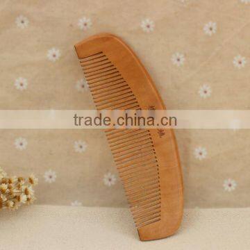 Handmade Sandalwood Logo Pocket Comb Beard and Mustache Comb Hair Brush Stock Comb Wholesale photo-2