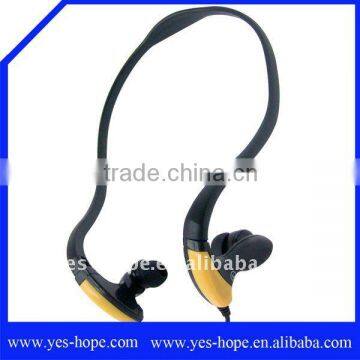 Stereo neckband wired headphone lightweight aviation headset