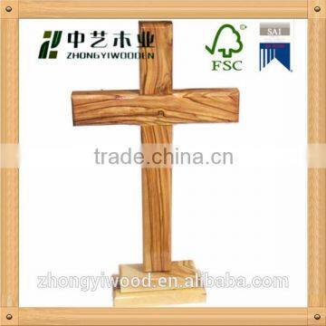 Trade assurance solid pine wood cross.small wood cross