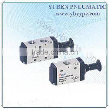4R series High quality Hand Lever Solenoid pull/push Valve