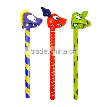 custom made inflatable dinosaur stick for kids