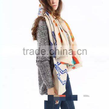 Printed Hot Selling 2015 Winter Blanket Oversize Viscose Stole Scarves photo-2