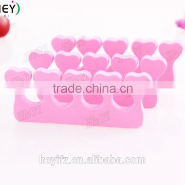 Hot Selling EVA Pink Heart-Shaped Toe Separator Finger Separator