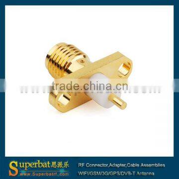 rp sma connector female jack panel mount