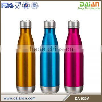 OEM insulated Cola stainless steel thermos flask branded