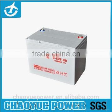 EVF Series , Lead-acid battery for Electric Vehicles, 12V 80Ah at 3hr rate