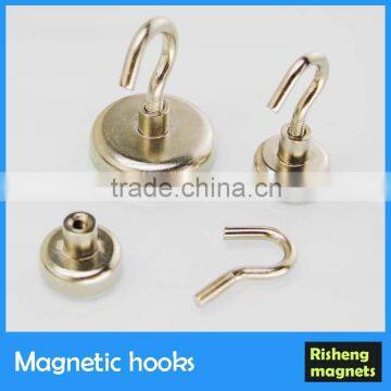 Pot Magnets wholesales good selling neodimium magnet with hook