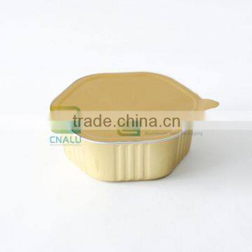 Disposable Smooth Wall Aluminium Foil Container and Lid