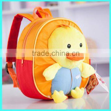 Soft Plush Toy Backpack, Cute ZOO Animal Backpack in Duck Pattern photo-2