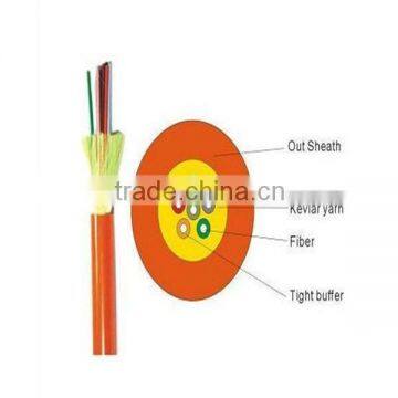 China Supplier of Single Mode Distribution Tight Buffer Indoor Optical Fiber Cable Maunfacturer per Meter with Cheap Price