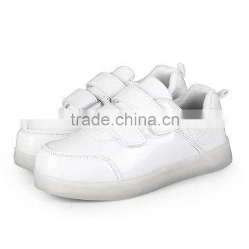 2016 Cheap Fashinable Kids Led Light up Luminous Casual Shoes Shcool Shoes for Boys Girls photo-4