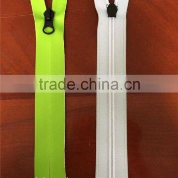 2015 Zipper factory supply nylon water resistant zipper fancy zipper for sale