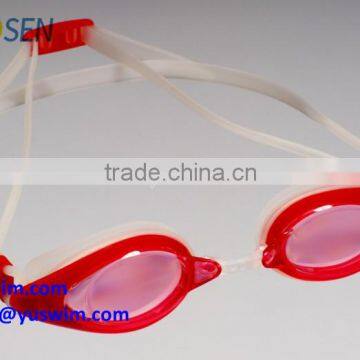 Training swimming goggle with innovative design and excellent water seal for competition swim goggle