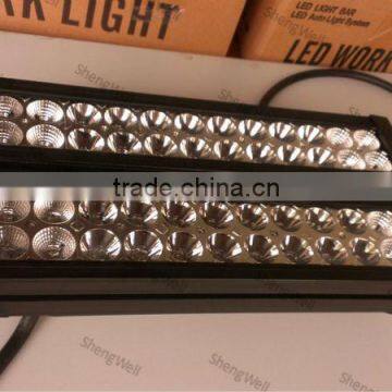 13 inch 9-32v DC 72w IP67 Flood/Spot/Combo 72w led light bar