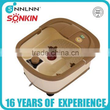 SONKIN brand portable spa foot bath massager wholesale, rolling with bottom massage