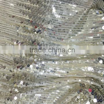 sequin fabric silver for dress bags wedding