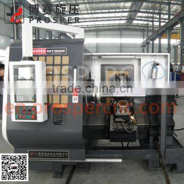 cnc exhaus pipe spinning (PS-CNCSXY360 CNC lathes ),Auto parts spinning ,Muffler spinning processing