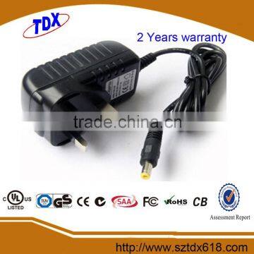 Wall Mounting Power Supply 18v 1a AC DC Adapter With UK Plug CE ROHS GS Approval