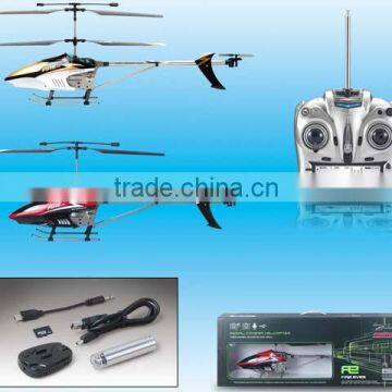 3.5 Channel crash resistant rc camera helicopter toy