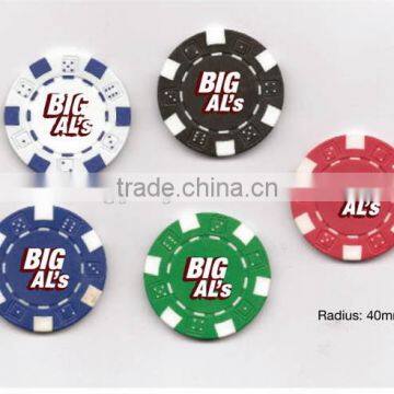 custom poker chip 11.5g dice chips