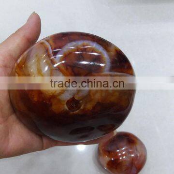 natural polished red agate stone rough free form for decorations