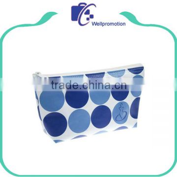 Printing clear pvc cosmetic bag, small transparent clear pvc makeup bag