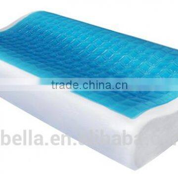 Luxury Orthopedic Contour Memory Foam Pillow Blue Cooling Comfort Gel Cushion Gel-infused Memory Foam Pillow