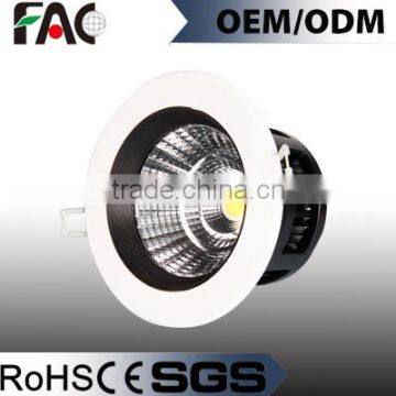 Factory price SGS&CE living room 7w ceiling color changing led recessed light of