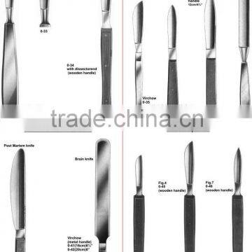 Surgical Dissecting Knives / Stainless Steel Operating Knives