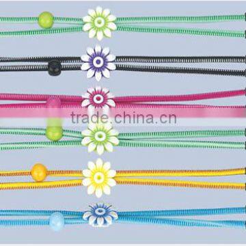 Promotional flower fashion elastic cords, straps for kids' sunglasses/spectacles