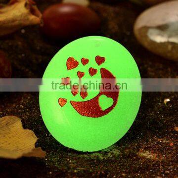 OEM images natural luminous stone glow in the dark natural pebble stone for gifts