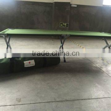 Aluminium and Steel Tube Folding Camping Field Bed for Red Across,Folding Stretcher