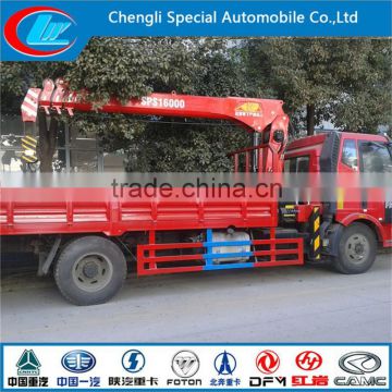 Quality Product China Direct Factory FAW 4x2 mini crane truck crane