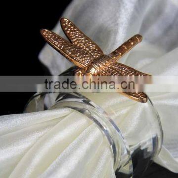 cheap Crystal Napkin Ring for Wedding decoration or souvenir