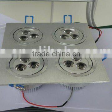 12*1W LED ceiling light 150mm*150mm(opening)