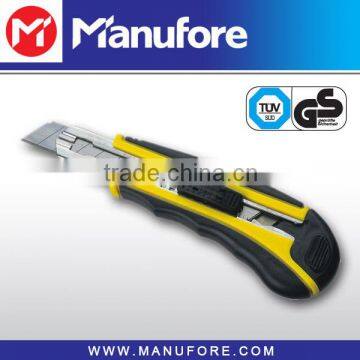 18mm sliding blade knife, plastic cutter knife, safety knife