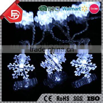 TZFEITIAN waterproof IP44 transformer low voltage snowflake led string lights