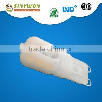 New design long serve life 5w dimmable g9 led bulb