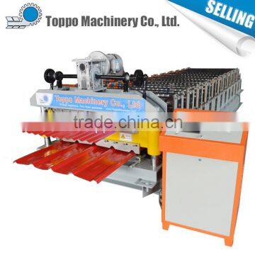 China supplies custom metal double sheet tile forming machine