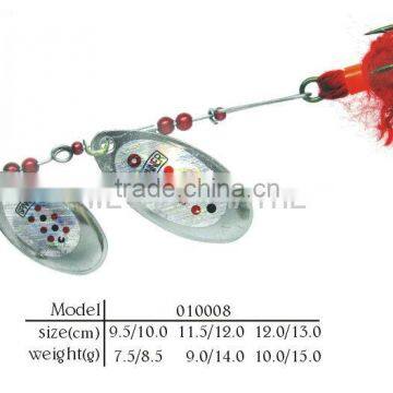 2 blades Spinner bait metal lure