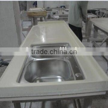 kitchen countertop/green kitchen countertop/commercial bathroom vanity tops,solid surface kitchen countertop