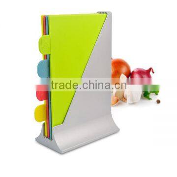 Food Grade Colorful Kitchen Plastic Chopping Blocks Combination Of Cutting Board