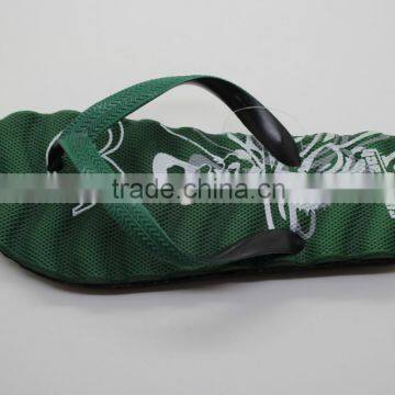 Textured EVA Foam Green Soft Flip Flops photo-2