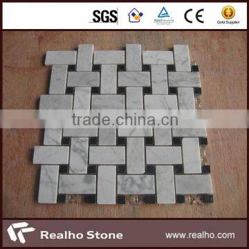 competitive mosaic tile price for cararra white marble