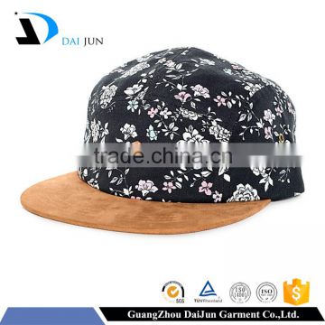 China fantastic sublimation cotton and suede unisex colorful custom snapback